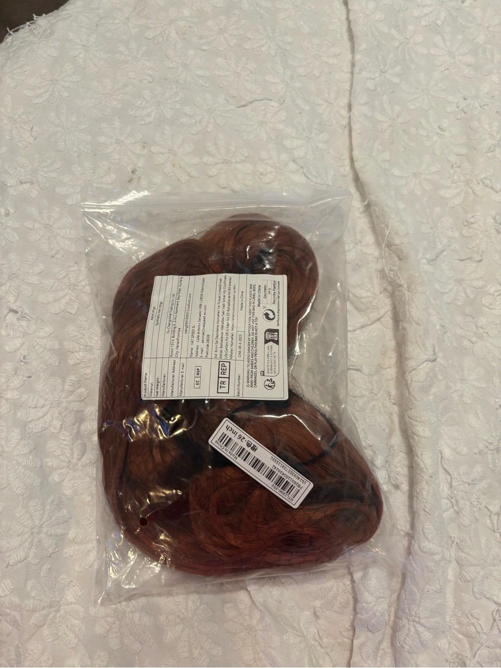 Red Copper Long Wavy Women’s Hairpiece - Unbranded - Picture 5 of 5